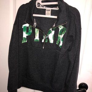 PINK Quarter Zip Sweater